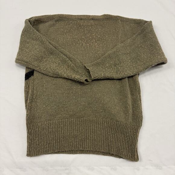 Vintage 80s Cat Sweater Size L Beaded Hollywood & Vine Art Deco Retro Animal - Picture 8 of 8